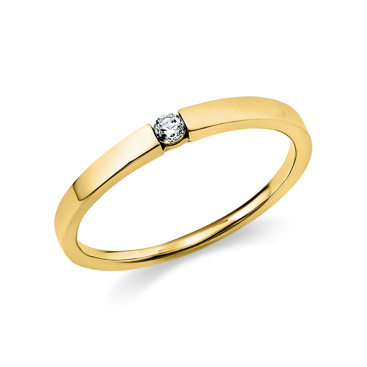 solitaire ring - 1T300