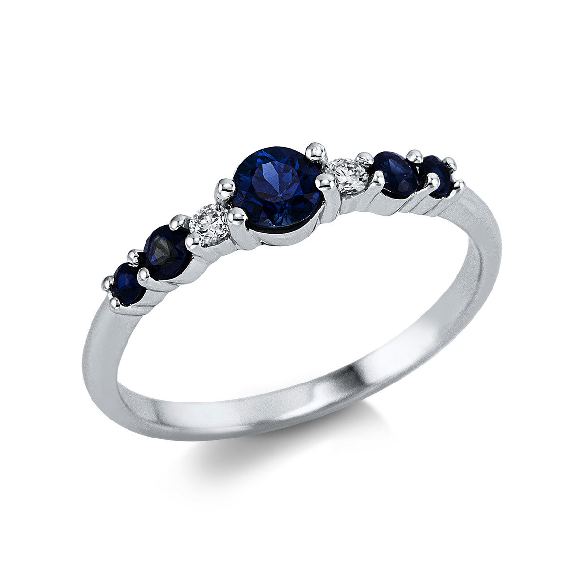 colored stone classic ring - 1Y194