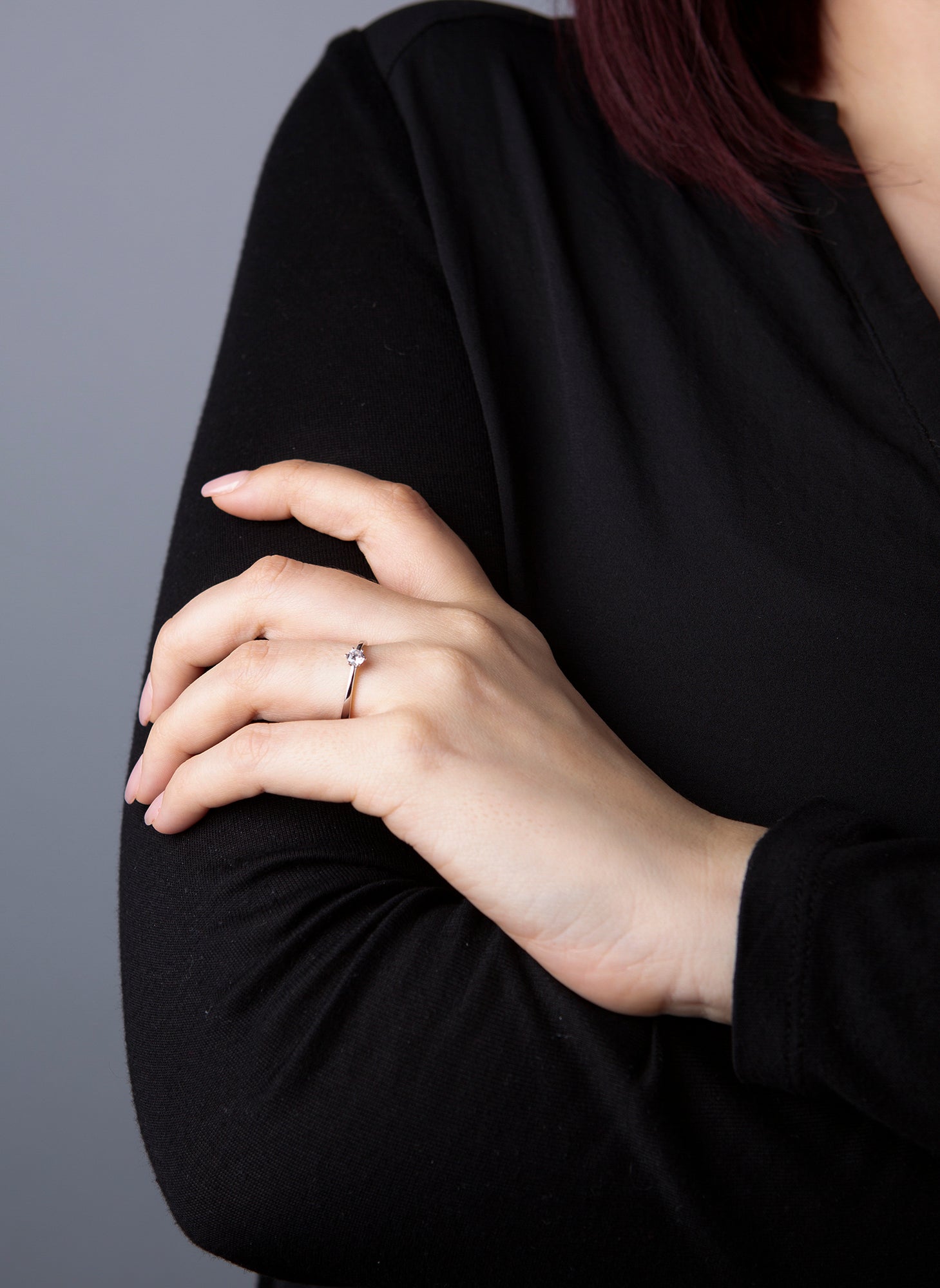 solitaire ring - 1A486