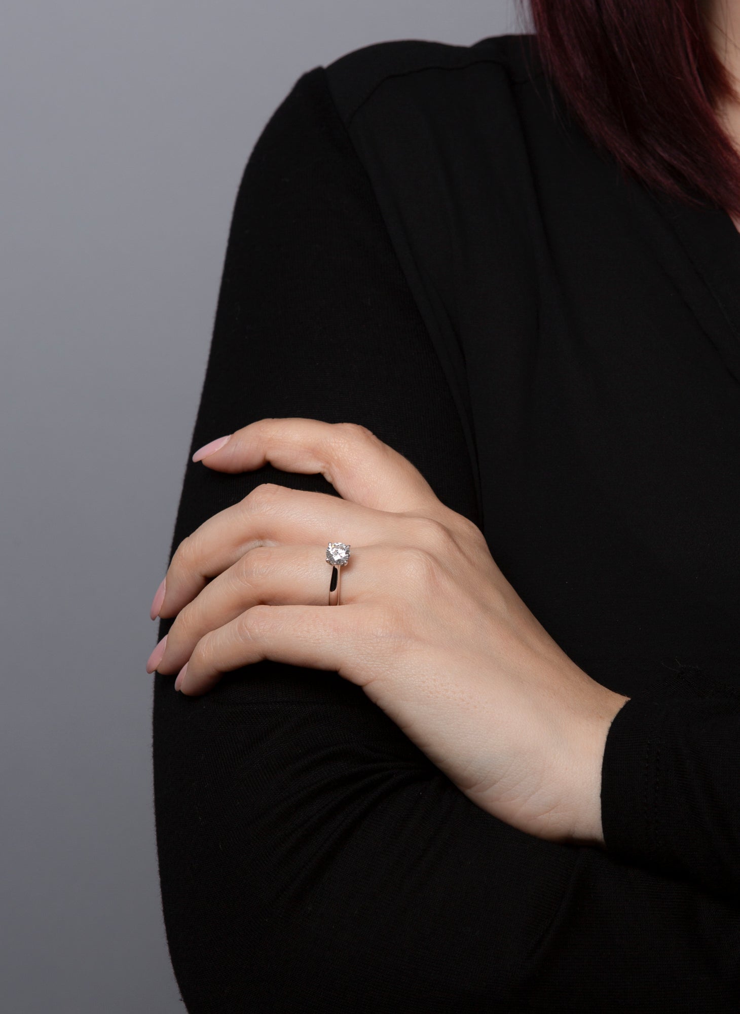 solitaire ring - 1H988