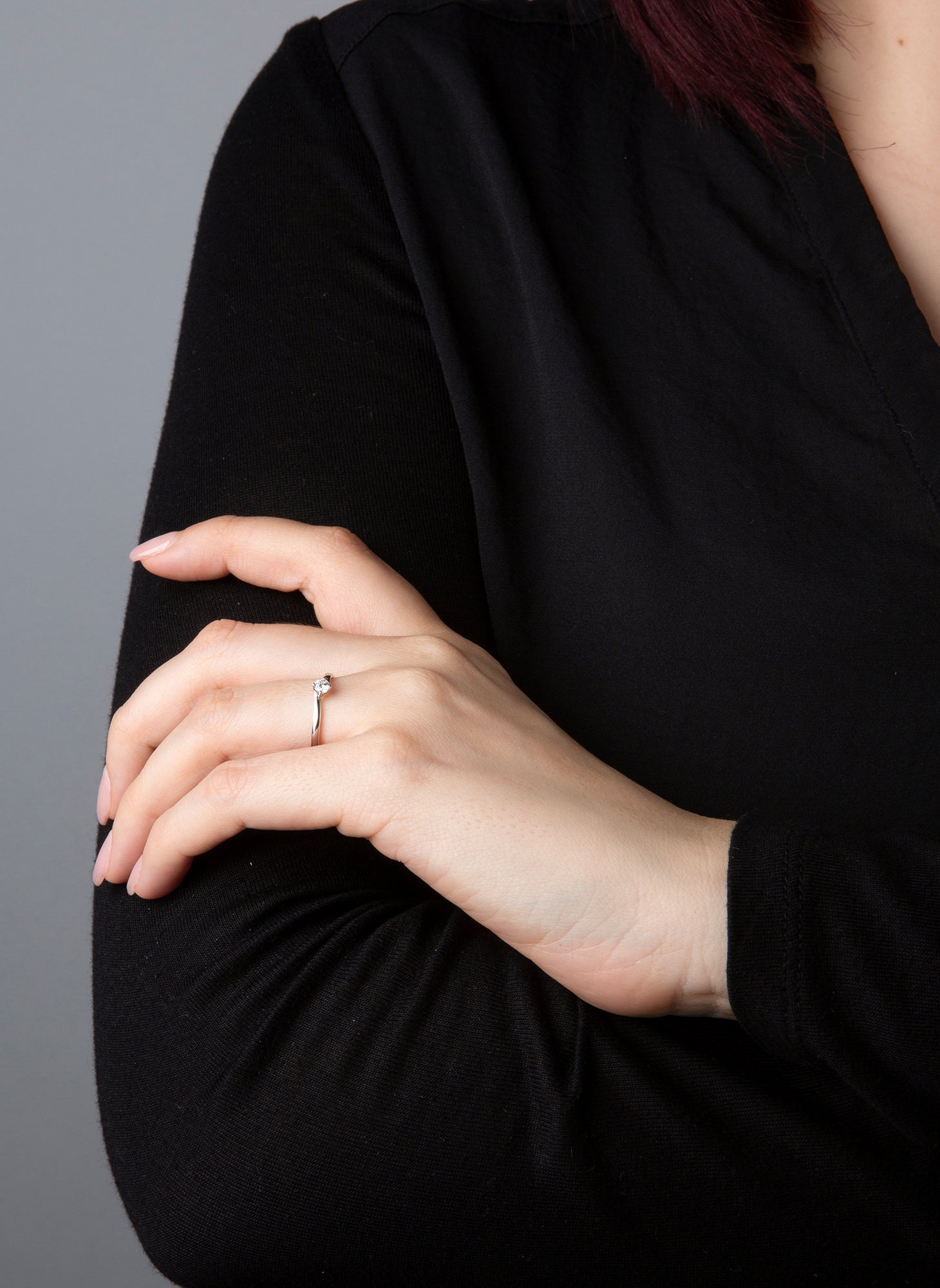 solitaire ring - 1J100