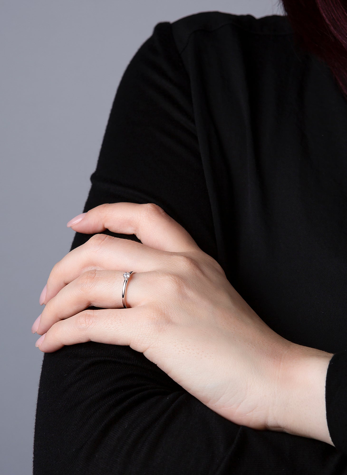 solitaire ring - 1O321