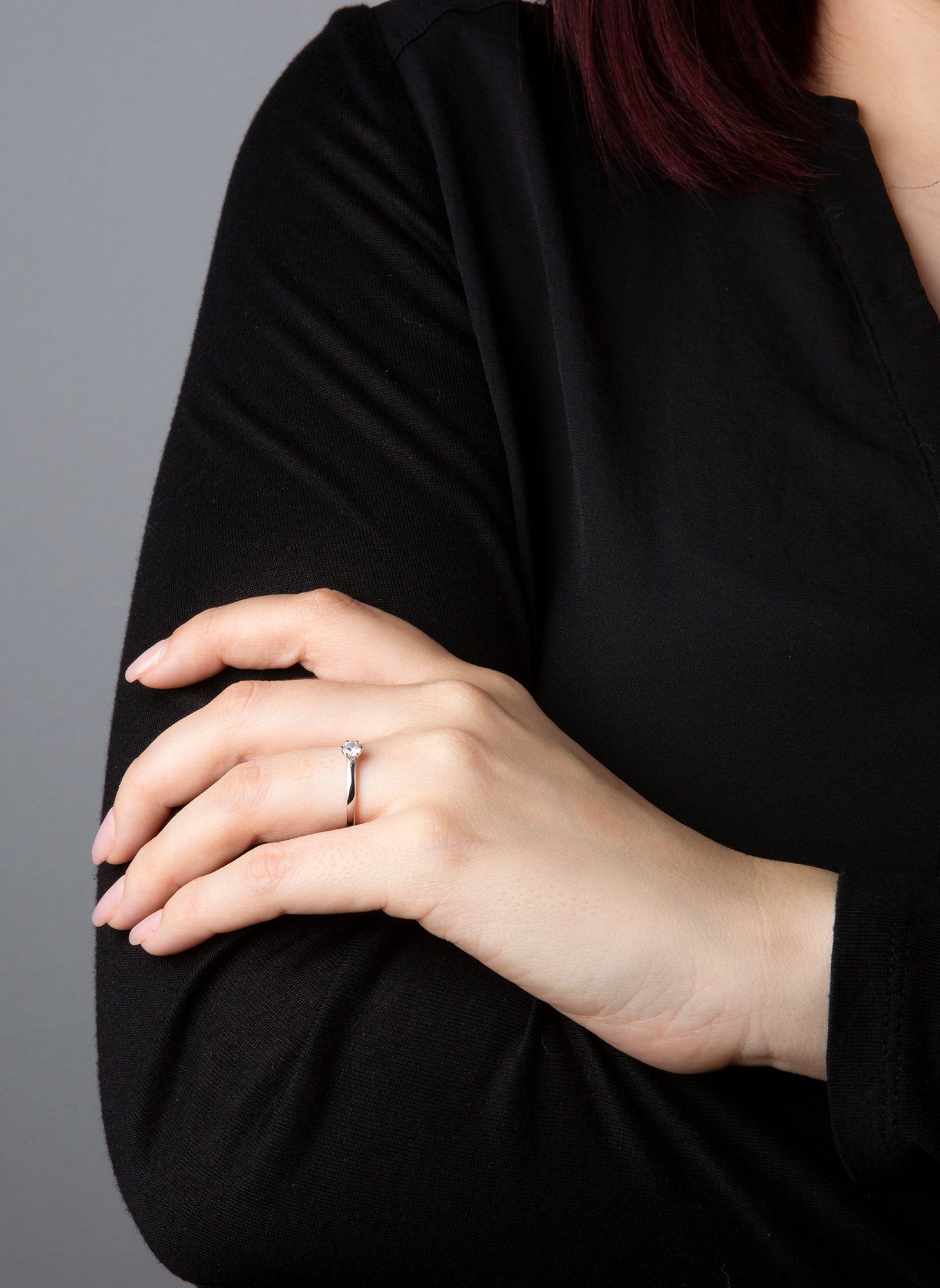 solitaire ring - 1O323