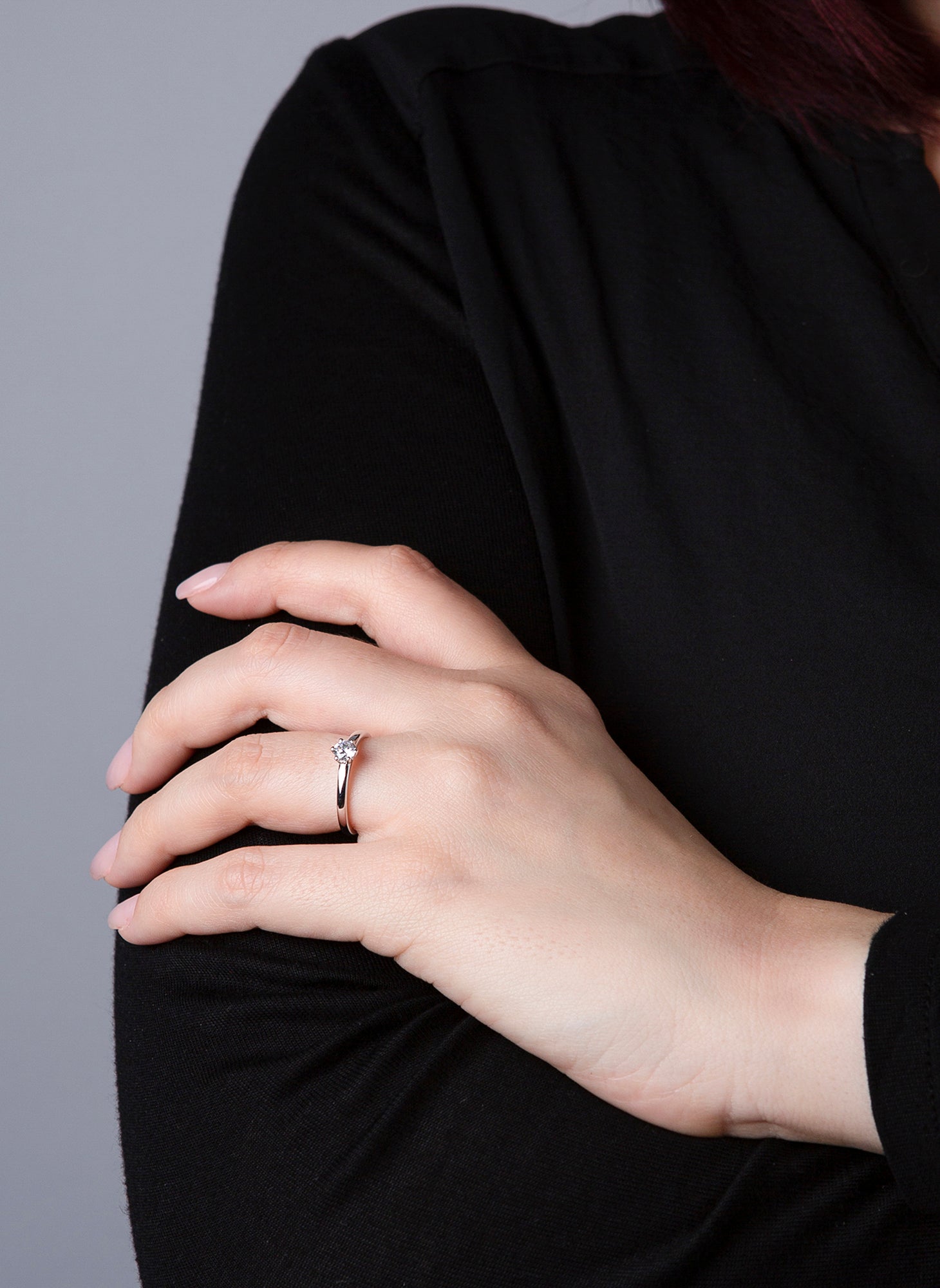 solitaire ring - 1P076