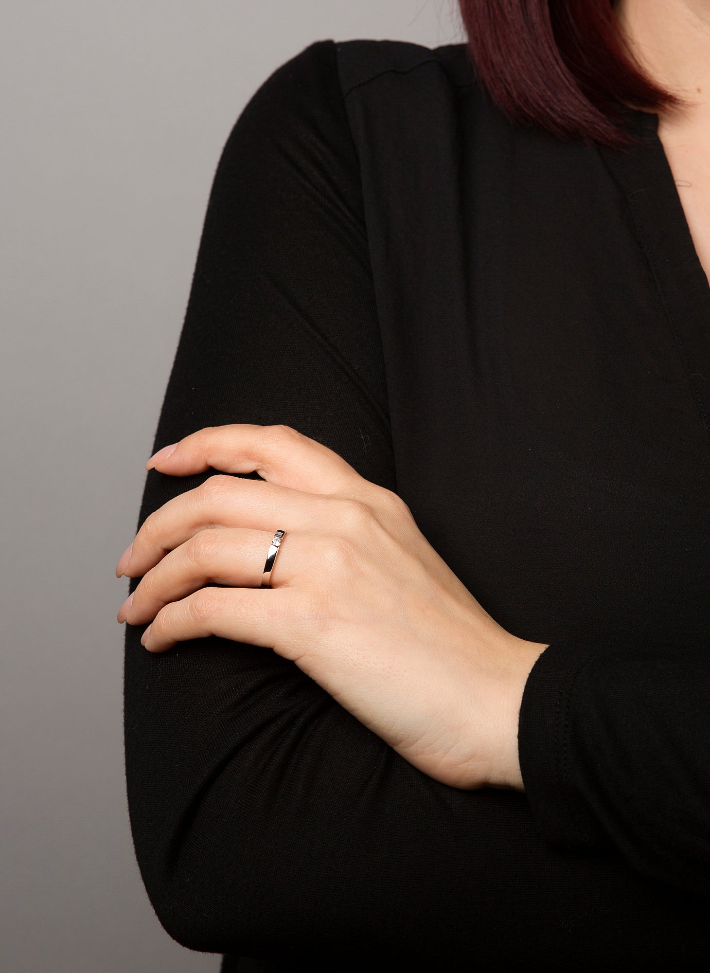 solitaire ring - 1T301