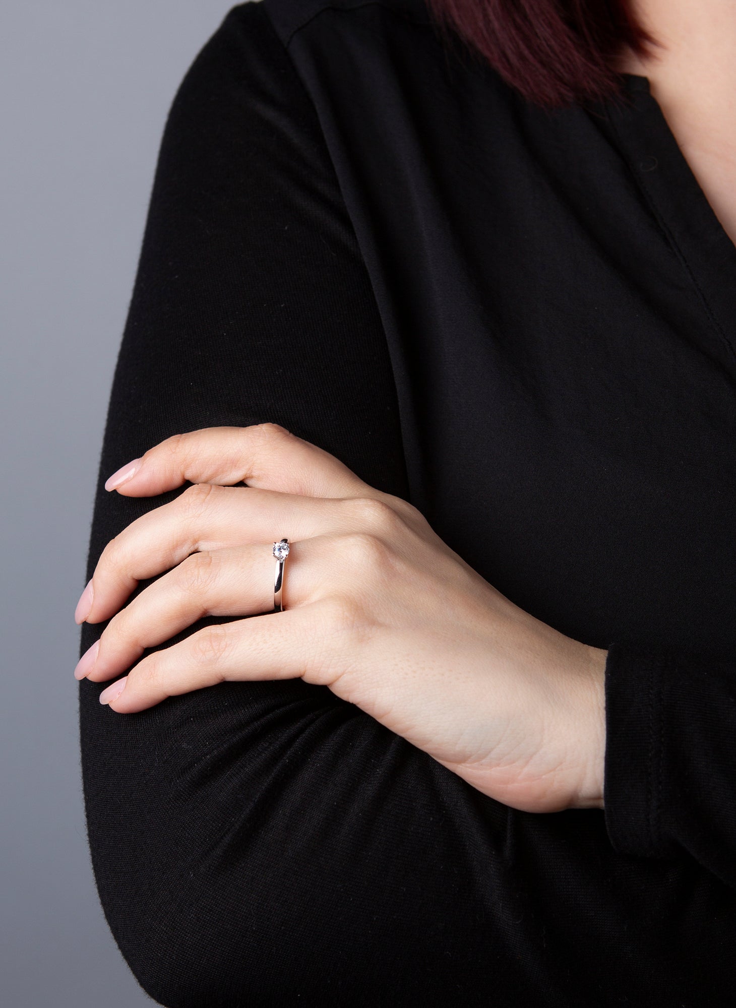 solitaire ring - 1U523