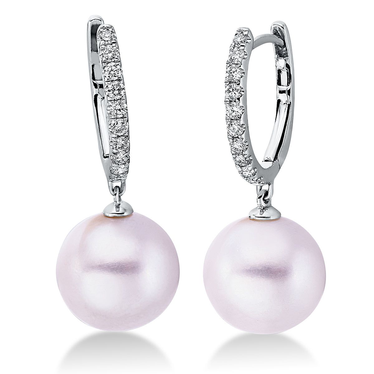pearl earrings - 2B332