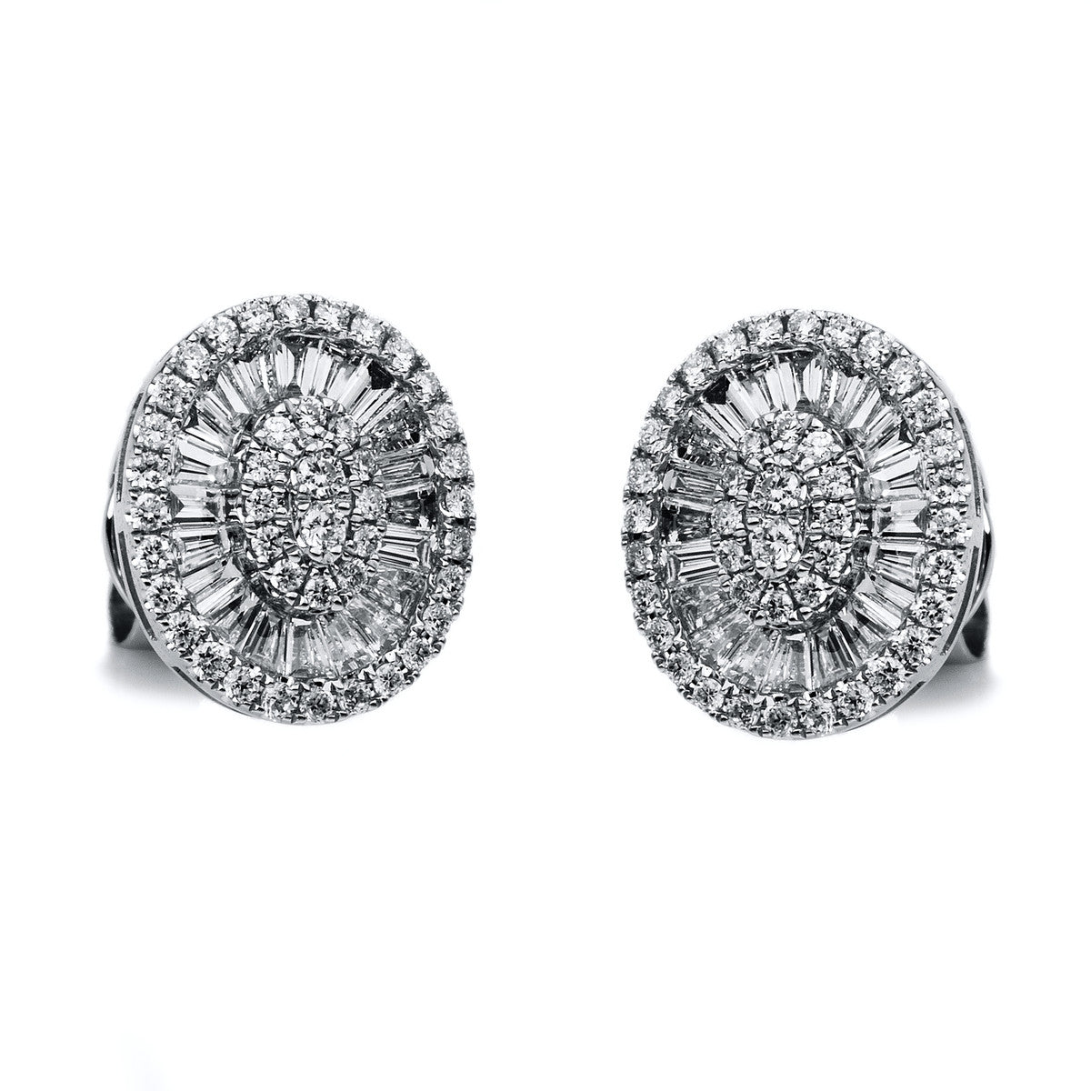 baguette illusion studs - 2F765