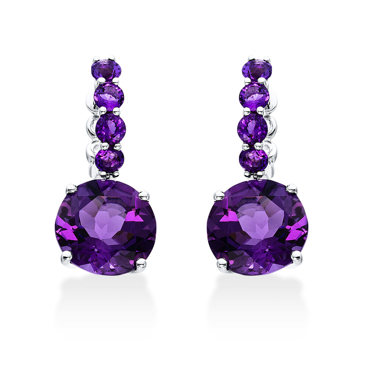 colored stone fashion earrings - 2G325