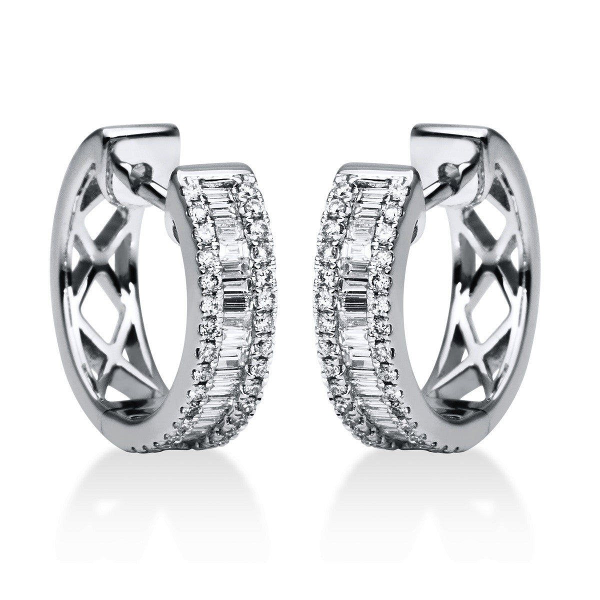 multi-stone hoops & huggies - 2G334