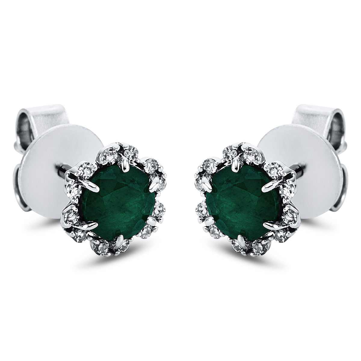 gekleurde stenen klassieke studs - 2K135