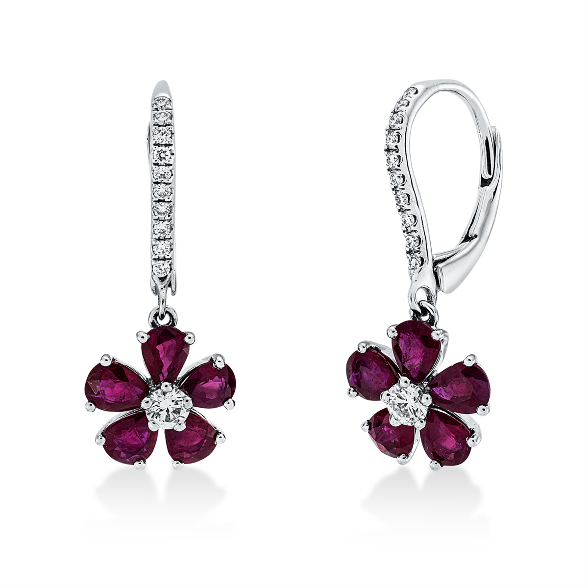 colored stone classic earrings - 2K798