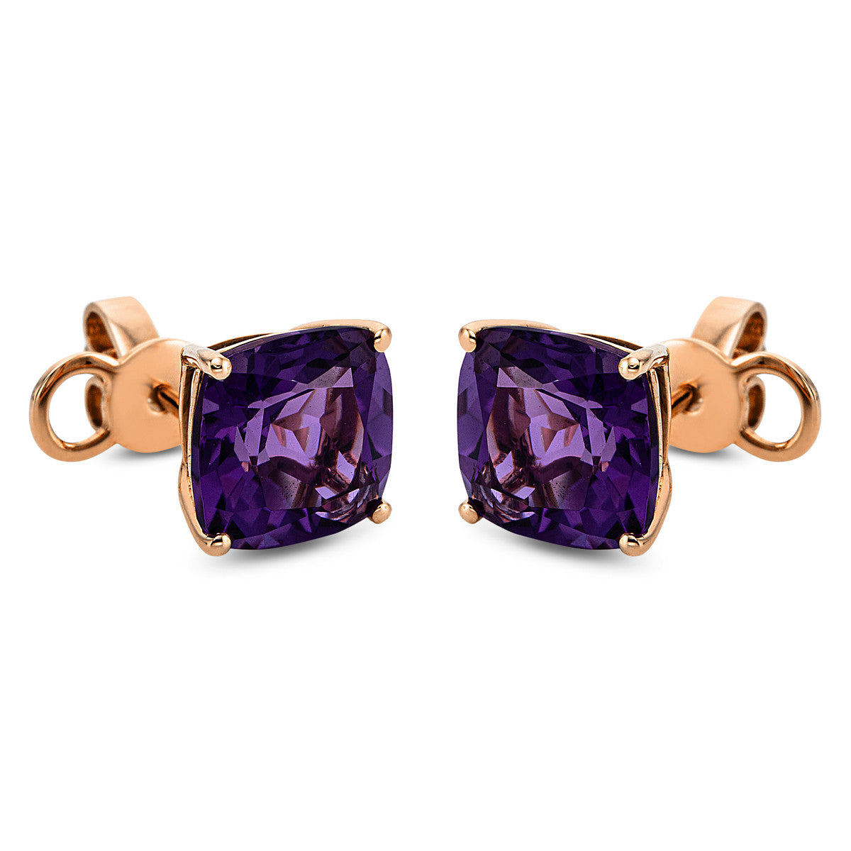 colored stone fashion studs - 2K966