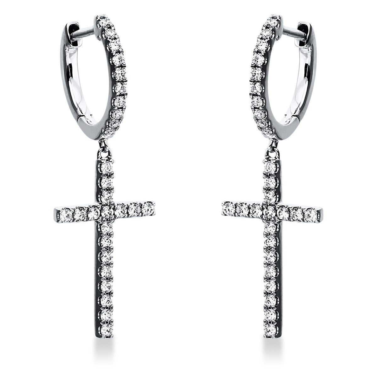 kruis oorbellen - 2L157