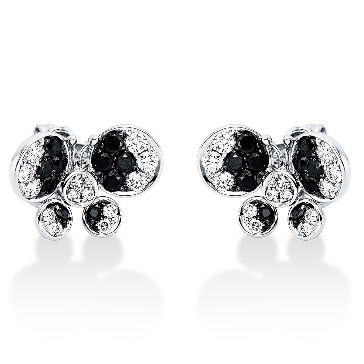 multi-stone studs - 2L903