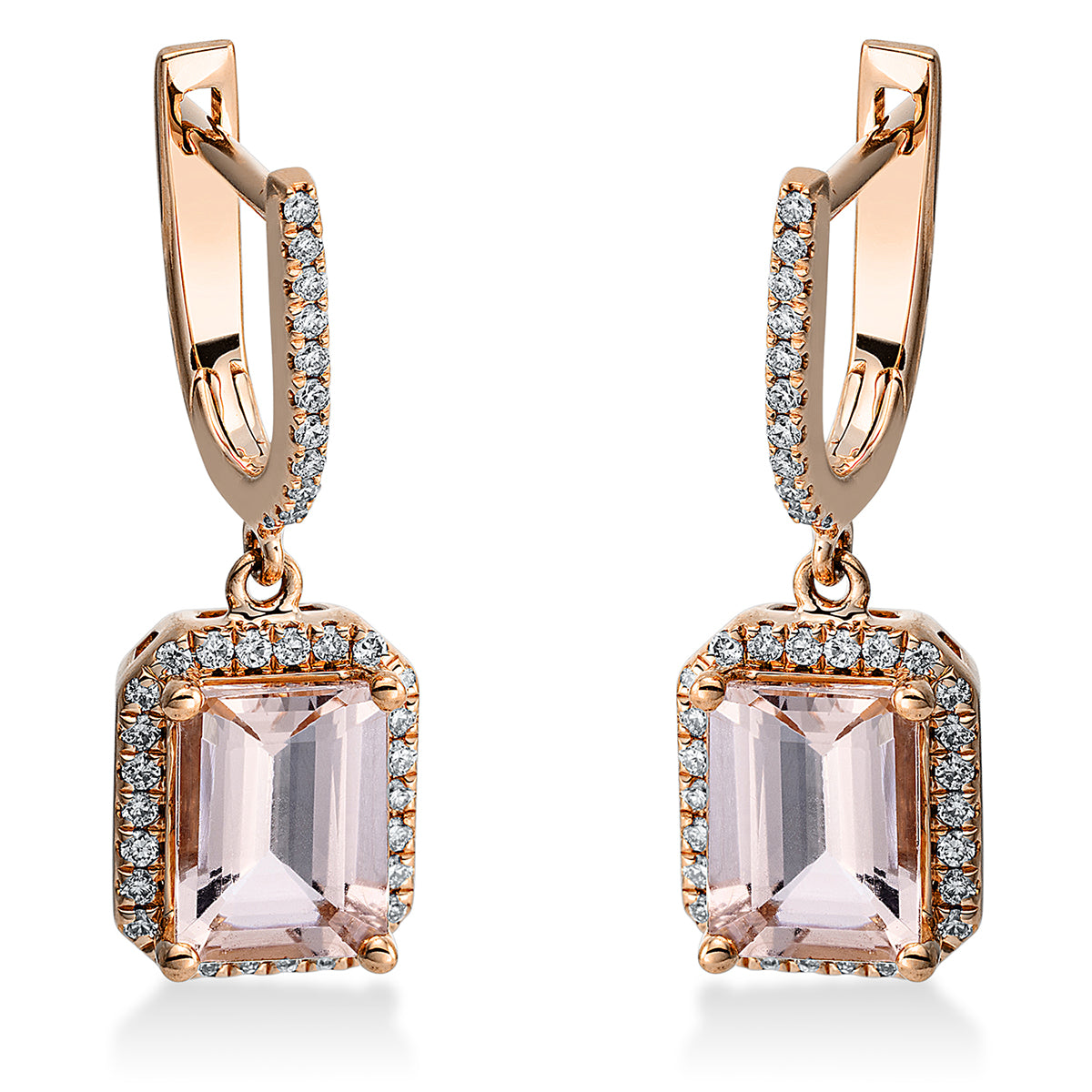 colored stone fashion earrings - 2N690