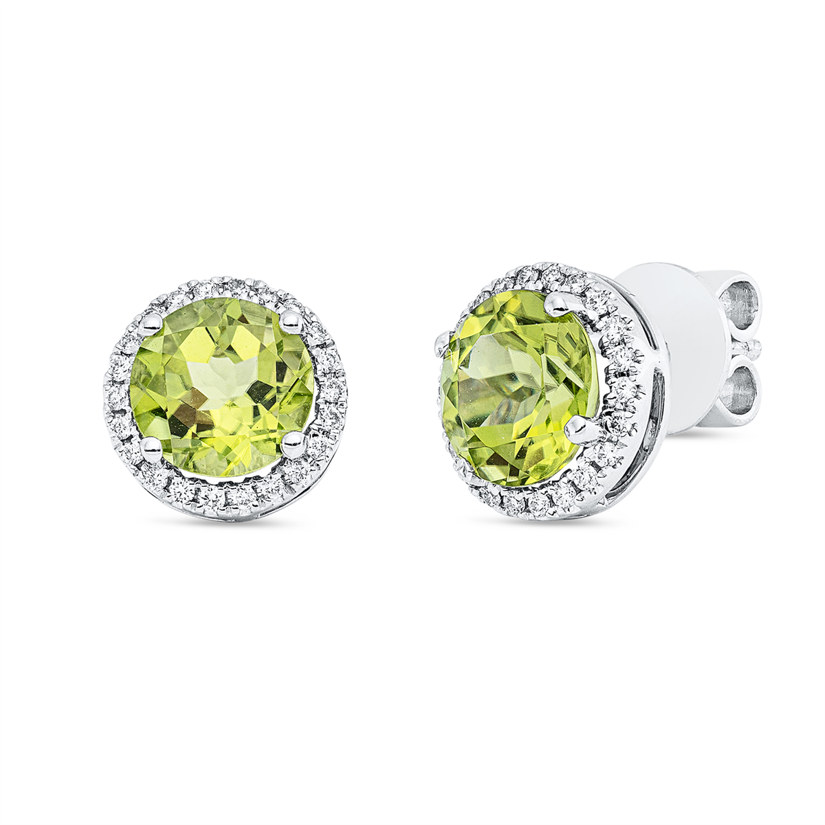 gekleurde stenen mode studs - 2N843