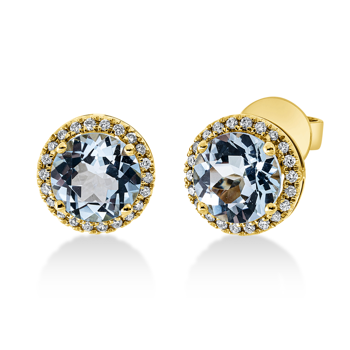 colored stone fashion studs - 2N913