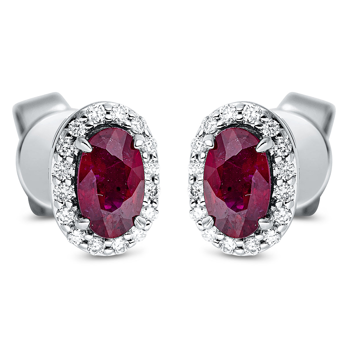 gekleurde stenen klassieke studs - 2O150