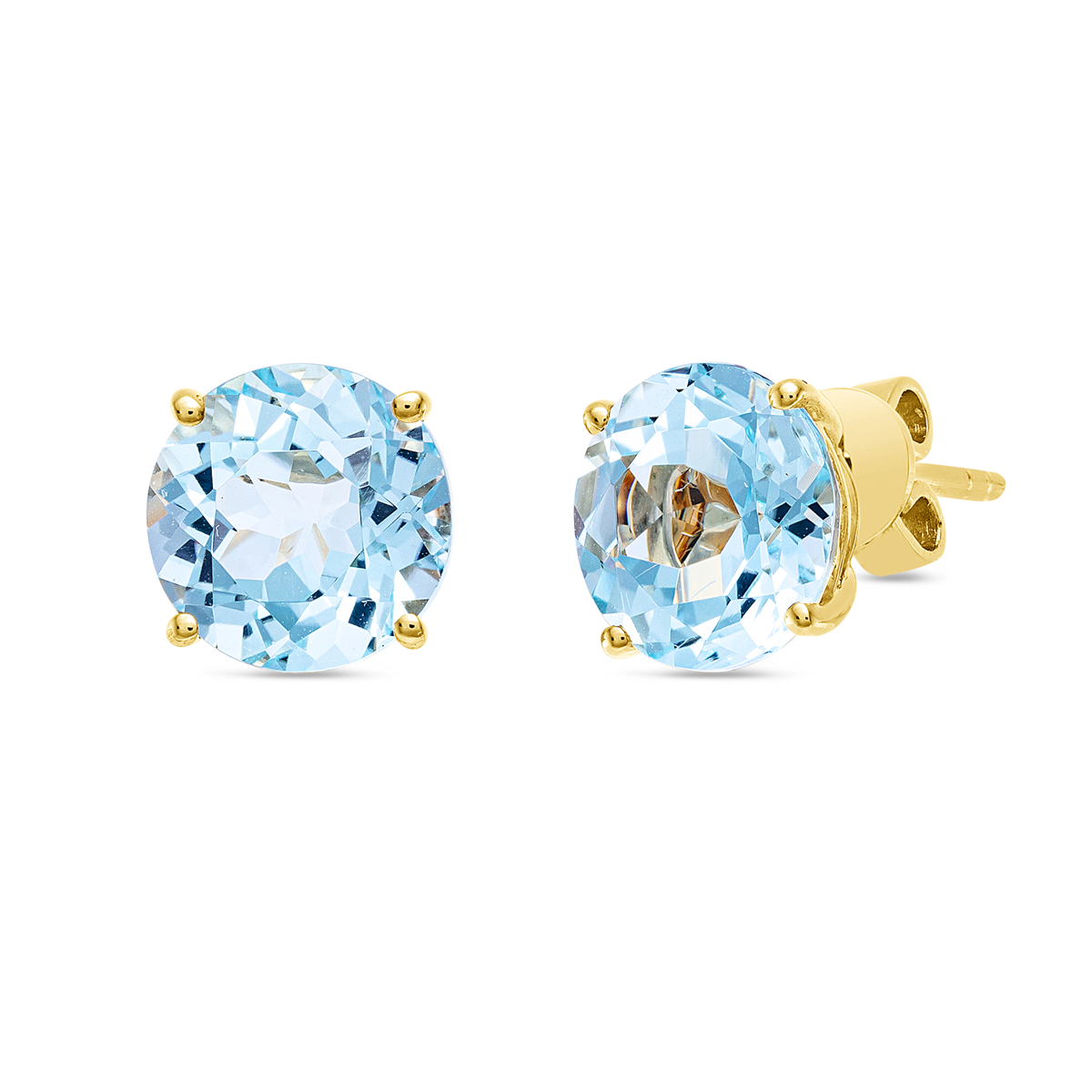 colored stone fashion studs - 2O598