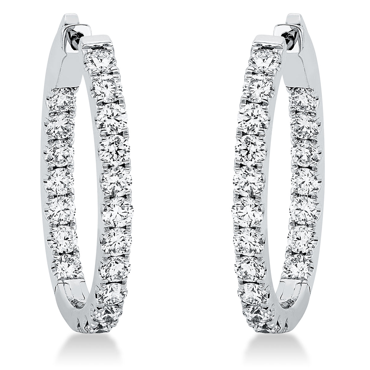 multi-stone hoops & huggies - 2O728