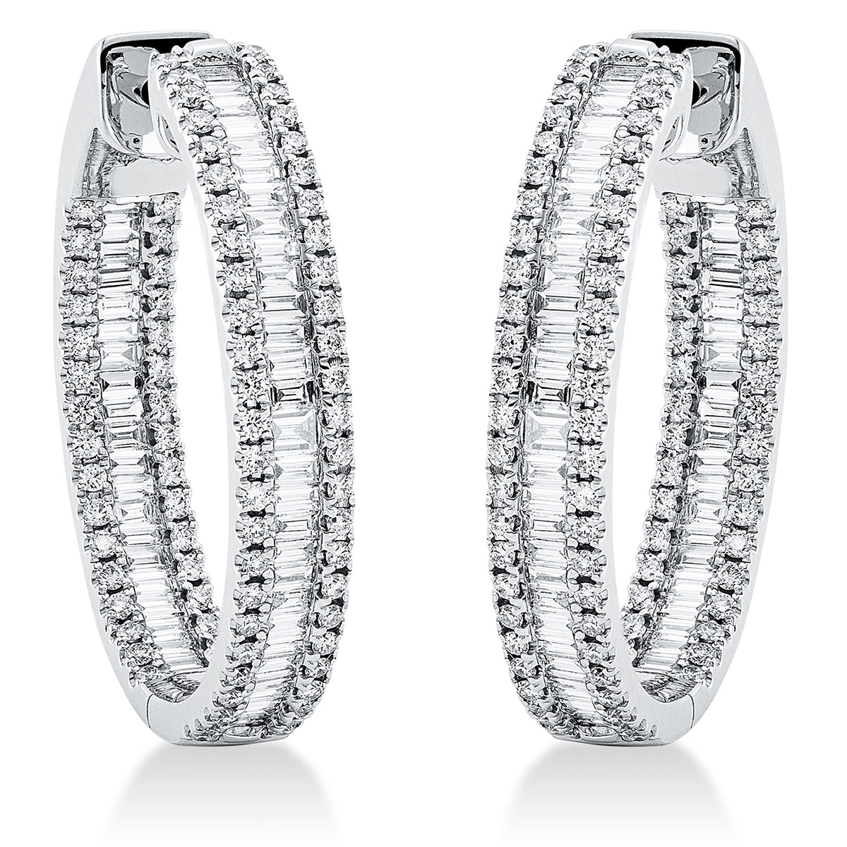 baguette hoops &amp; huggies - 2P626