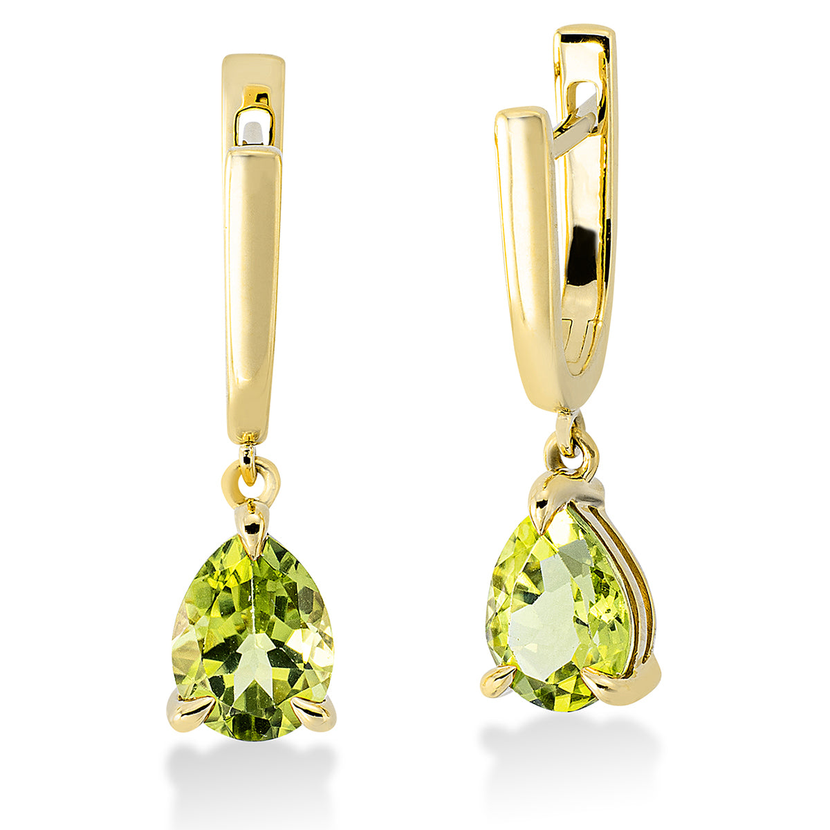 colored stone fashion earrings - 2P994