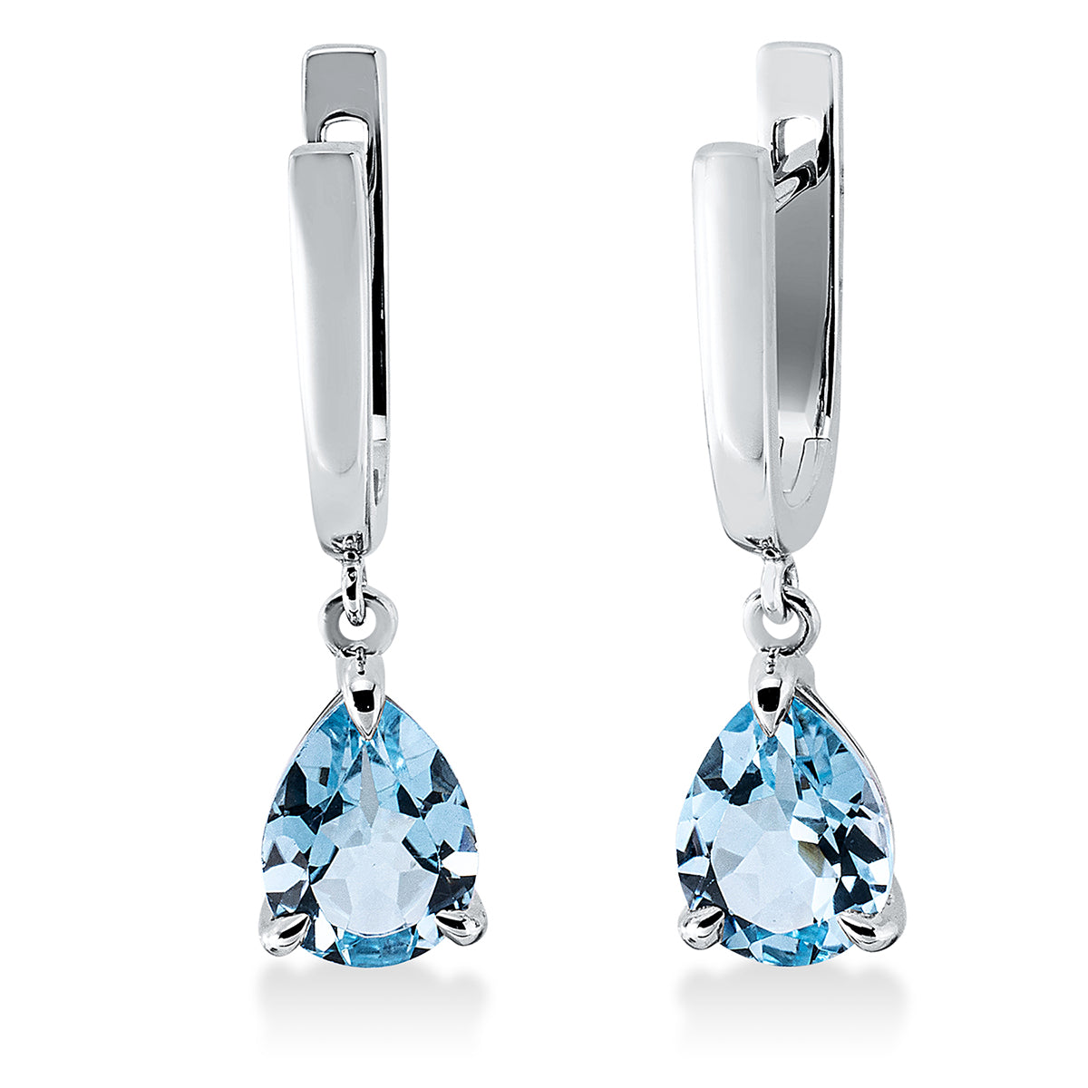 colored stone fashion earrings - 2P996