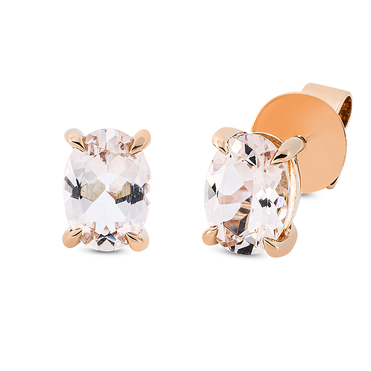 colored stone fashion studs - 2P998