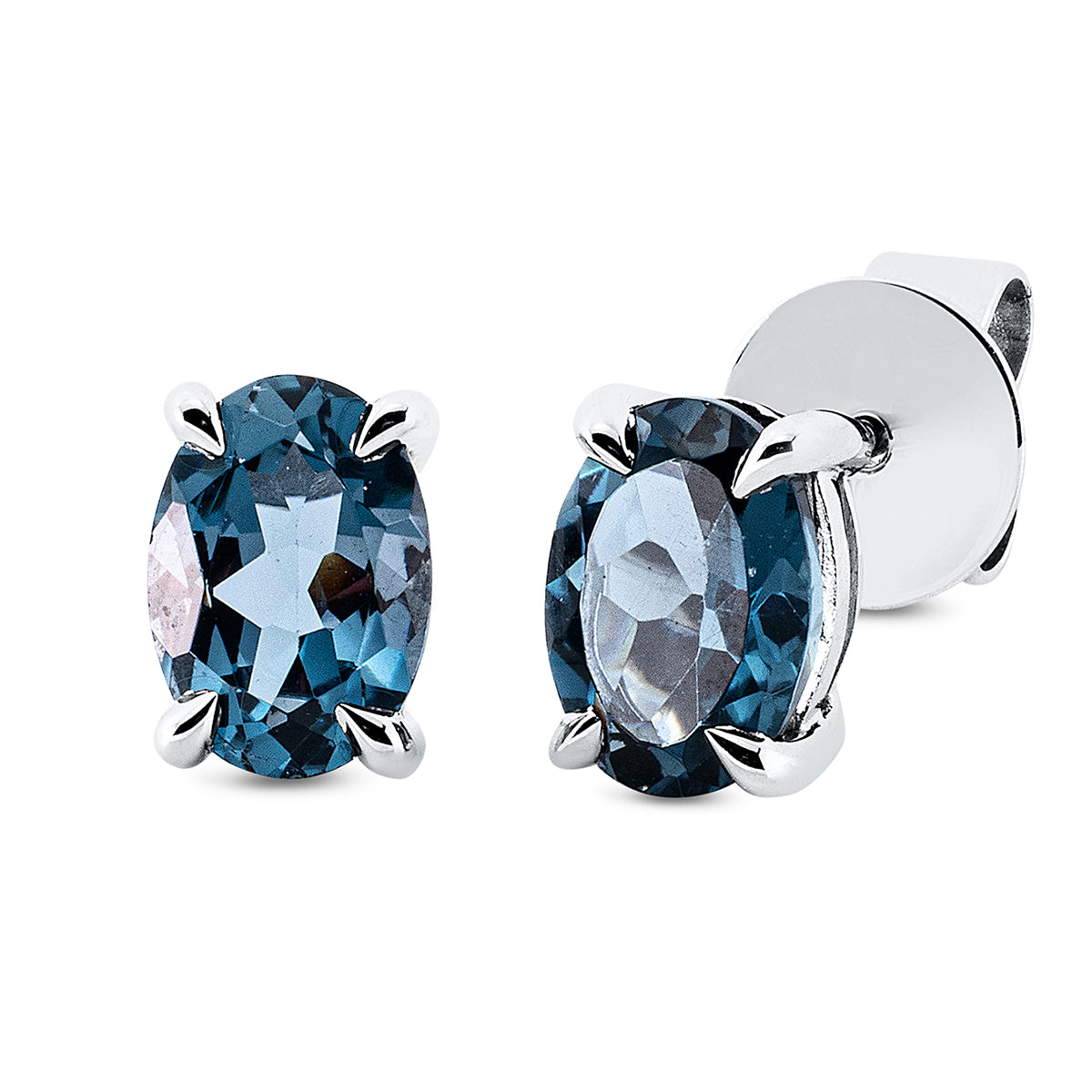 colored stone fashion studs - 2Q001