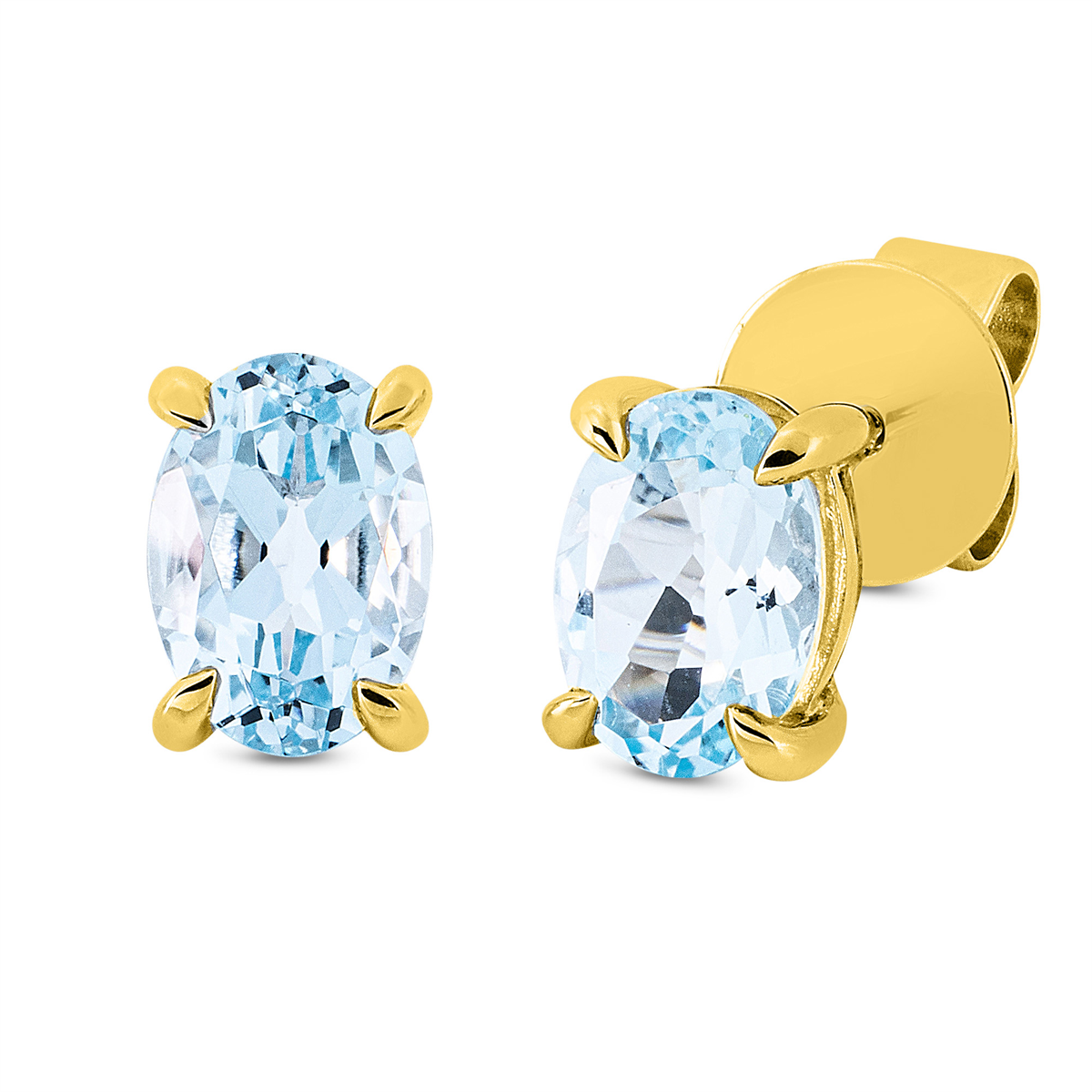 colored stone fashion studs - 2Q002