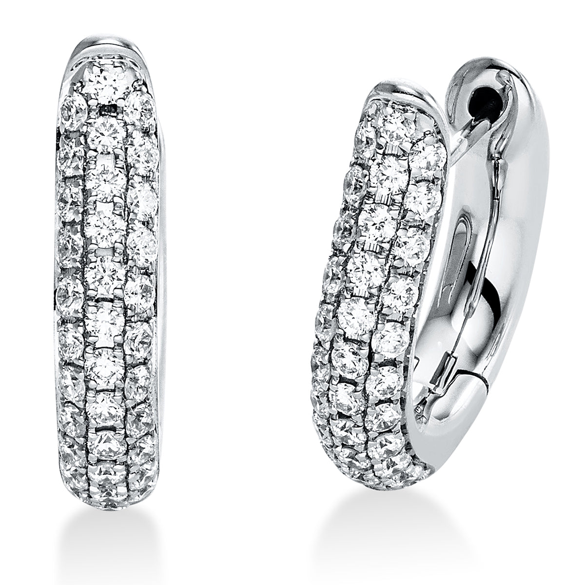 pavé hoops & huggies - 2Q197