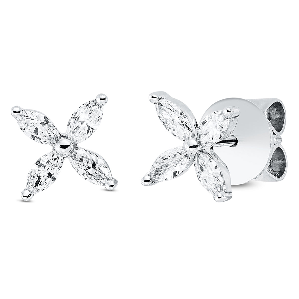 multi-stone studs - 2Q995