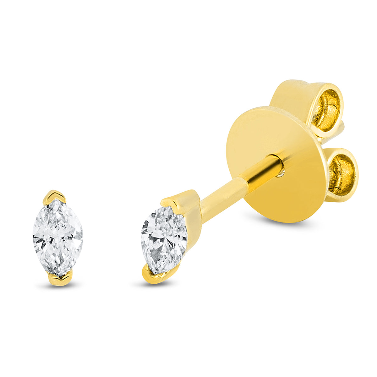 solitaire studs - 2R153