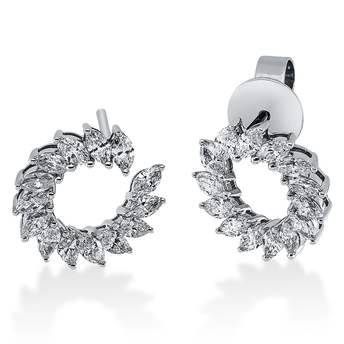 modern woman studs - 2R161