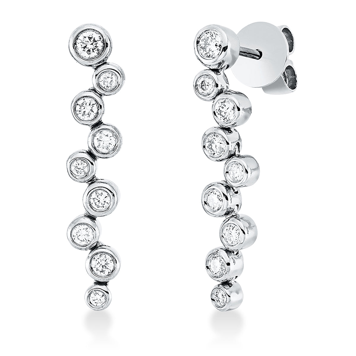 modern woman studs - 2R380