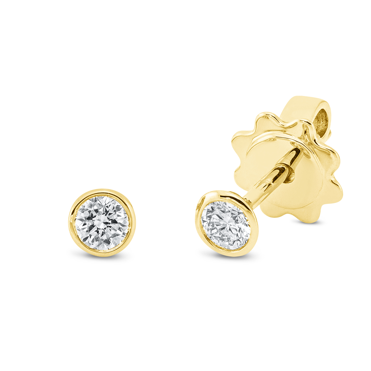 solitaire studs - 2R517