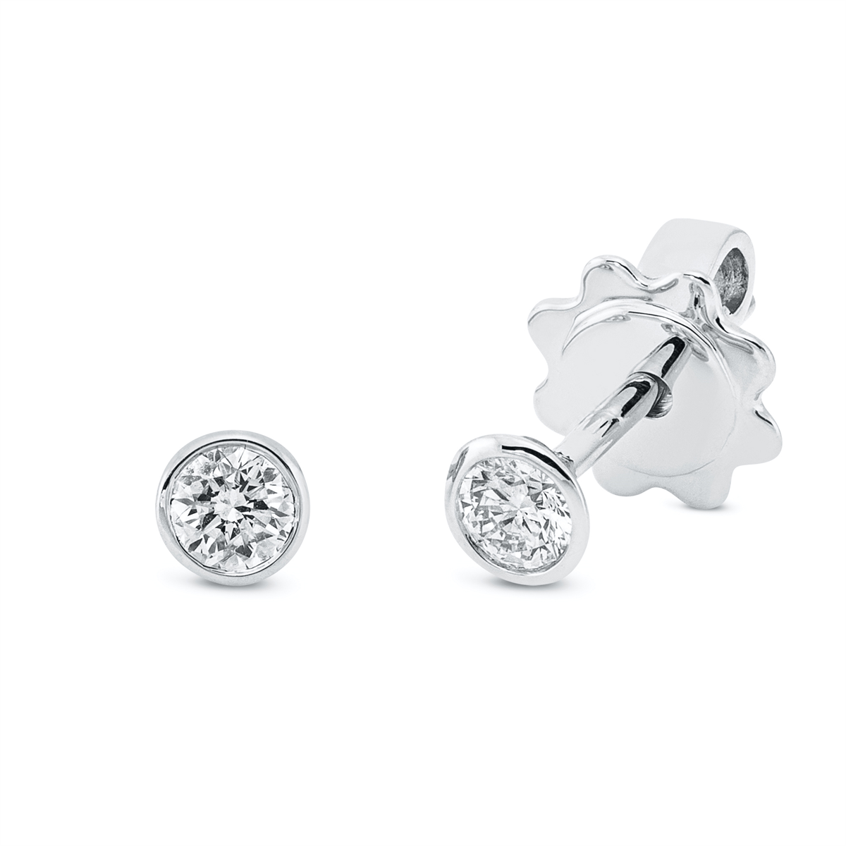 solitaire studs - 2R517