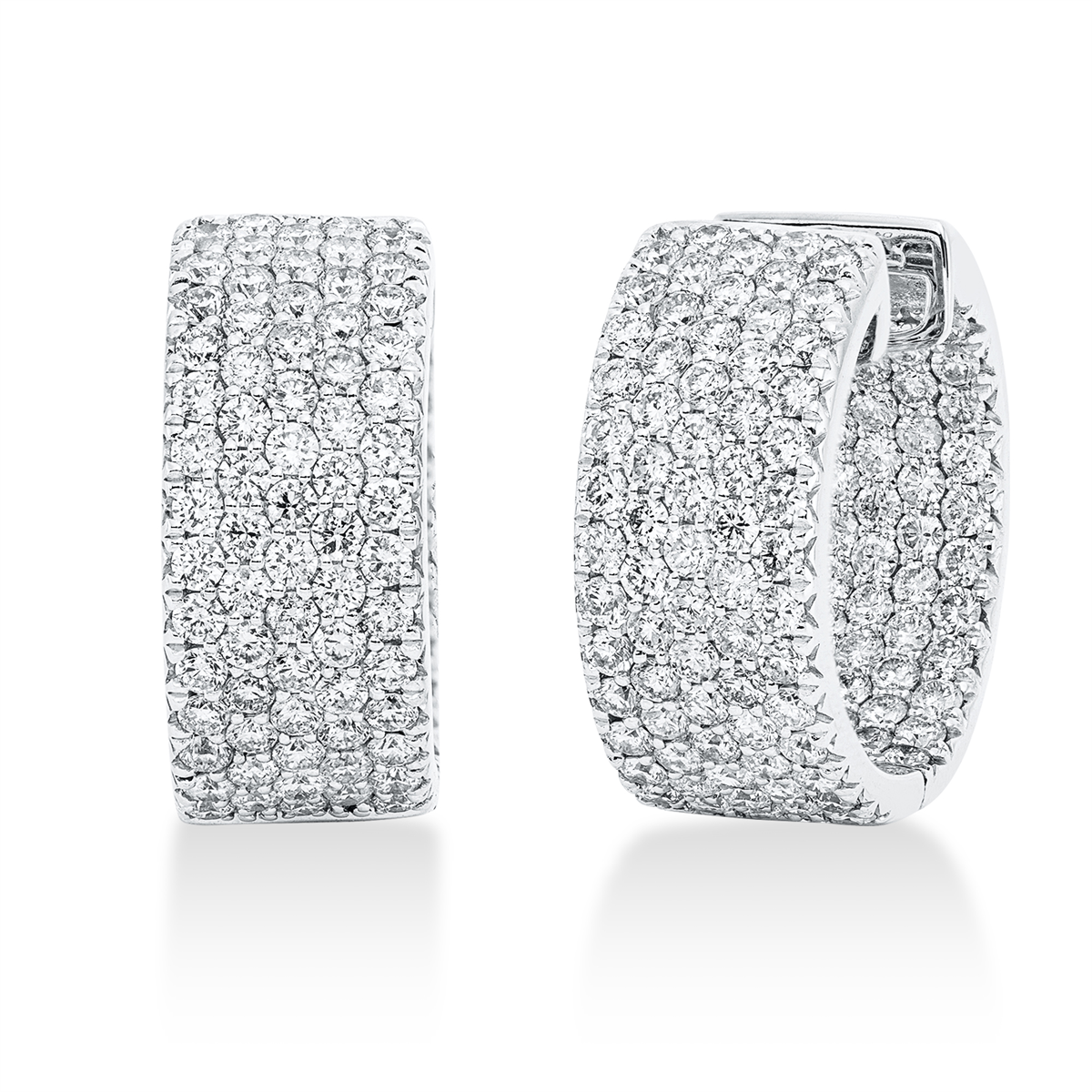 pavé hoops & huggies - 2S073