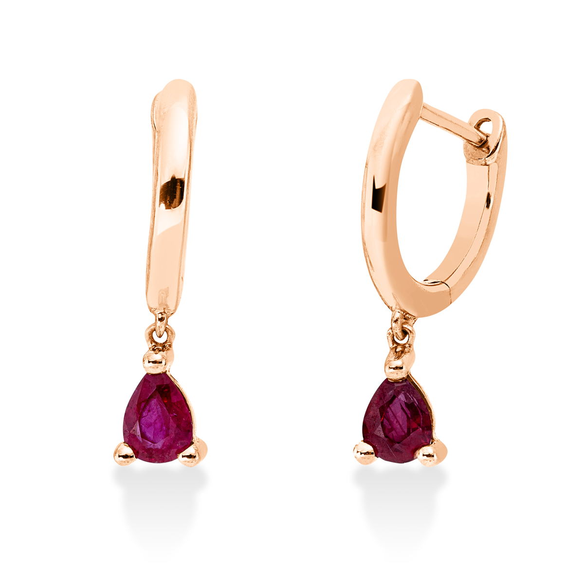 colored stone classic earrings - 2S415