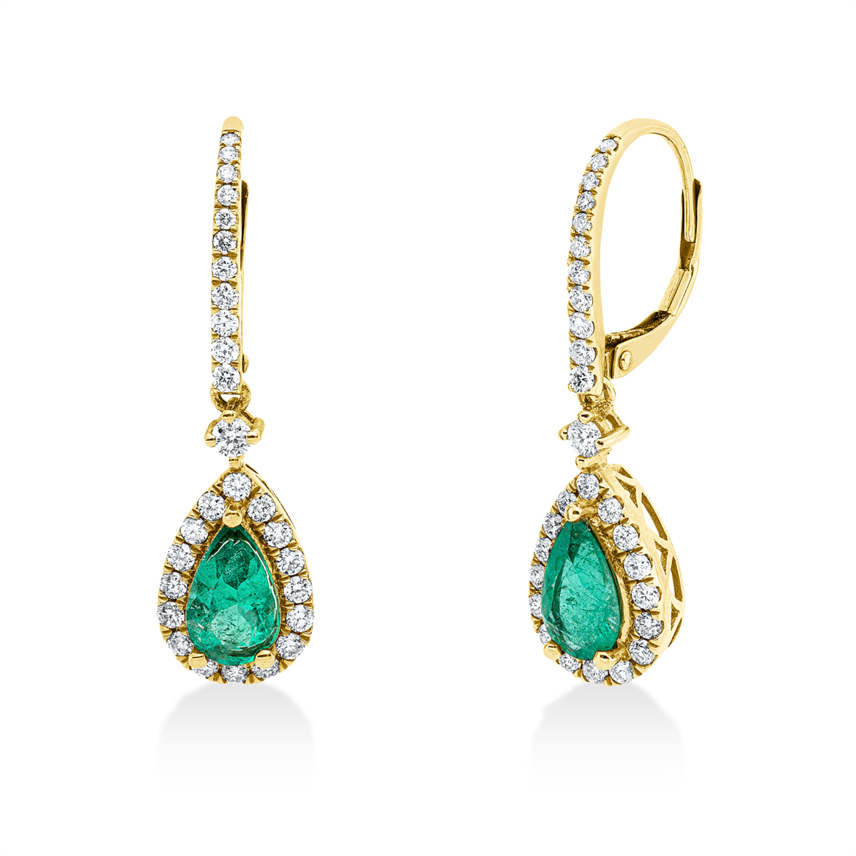 colored stone classic earrings - 2S667