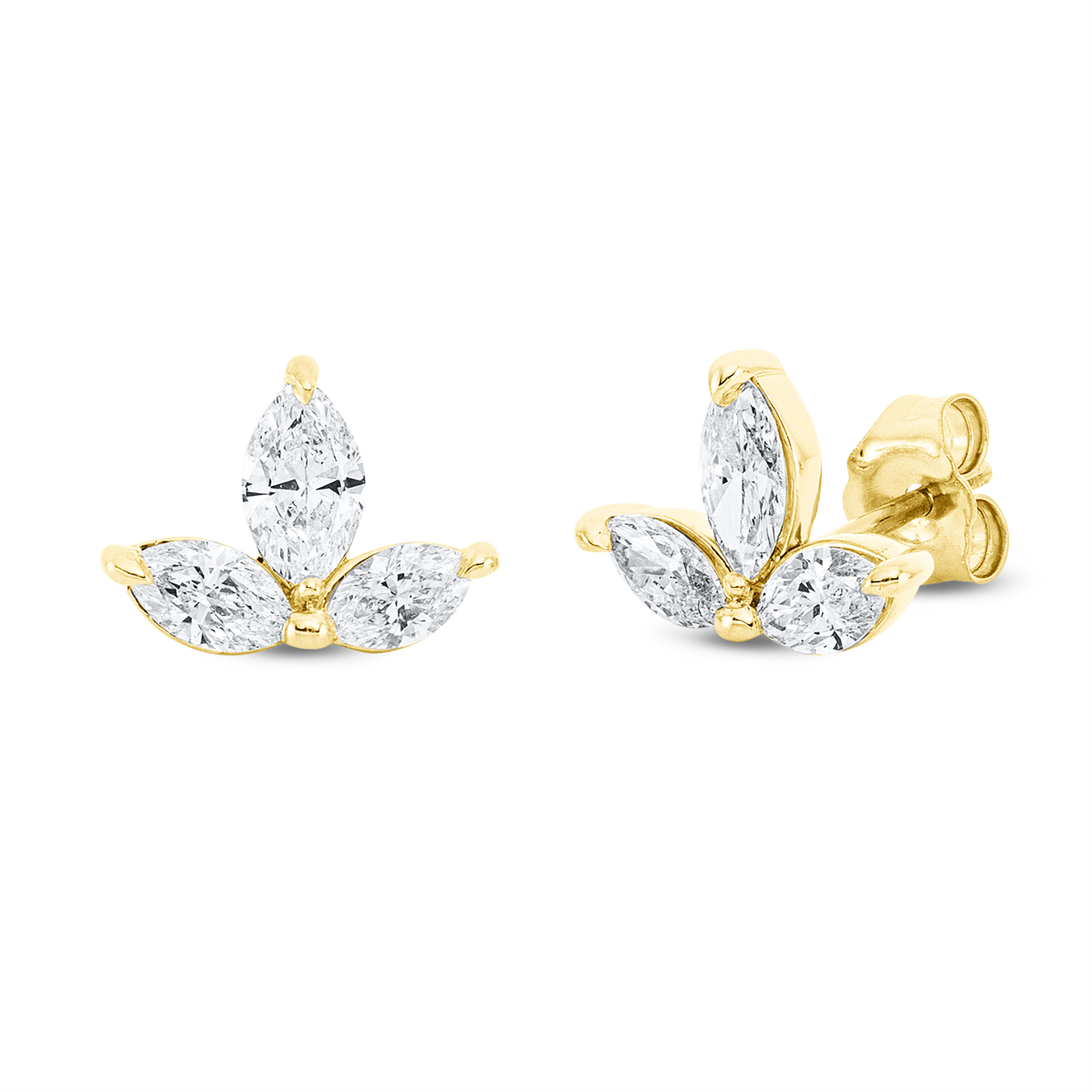 modern woman studs - 2S843