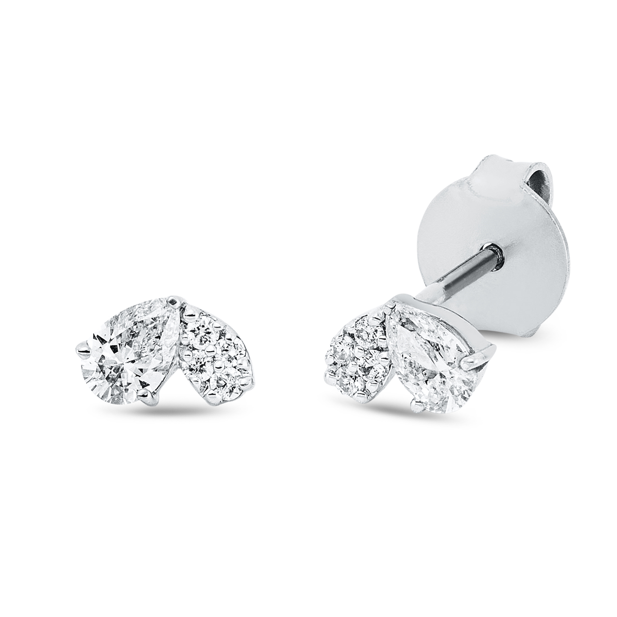 modern woman studs - 2T238