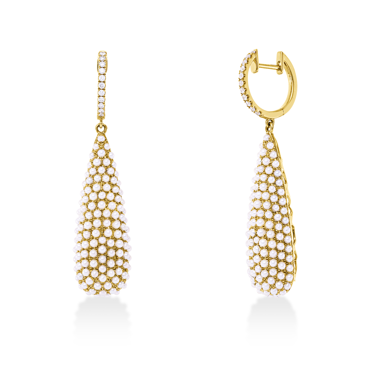 pearl earrings - 2T296