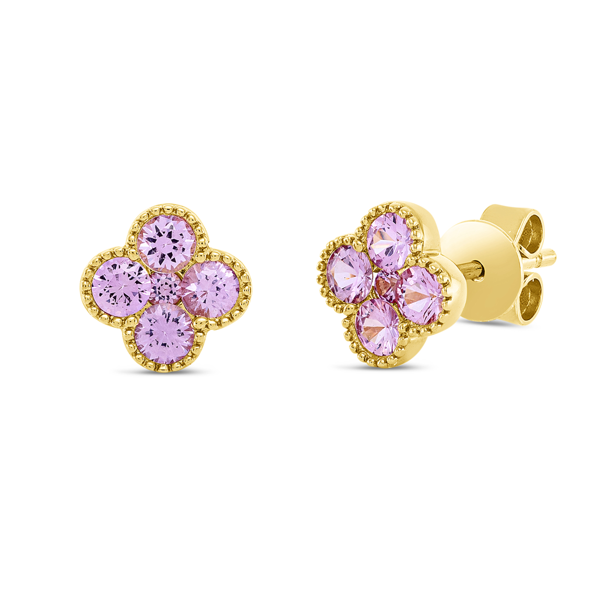 gekleurde stenen klassieke studs - 2T936