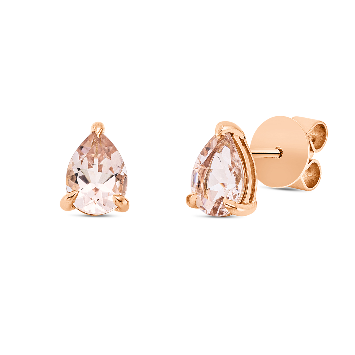 colored stone fashion studs - 2U216