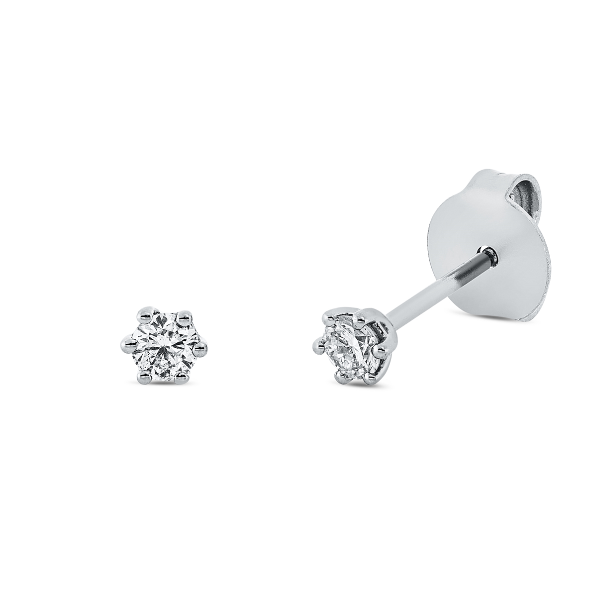 solitaire studs - 2U251