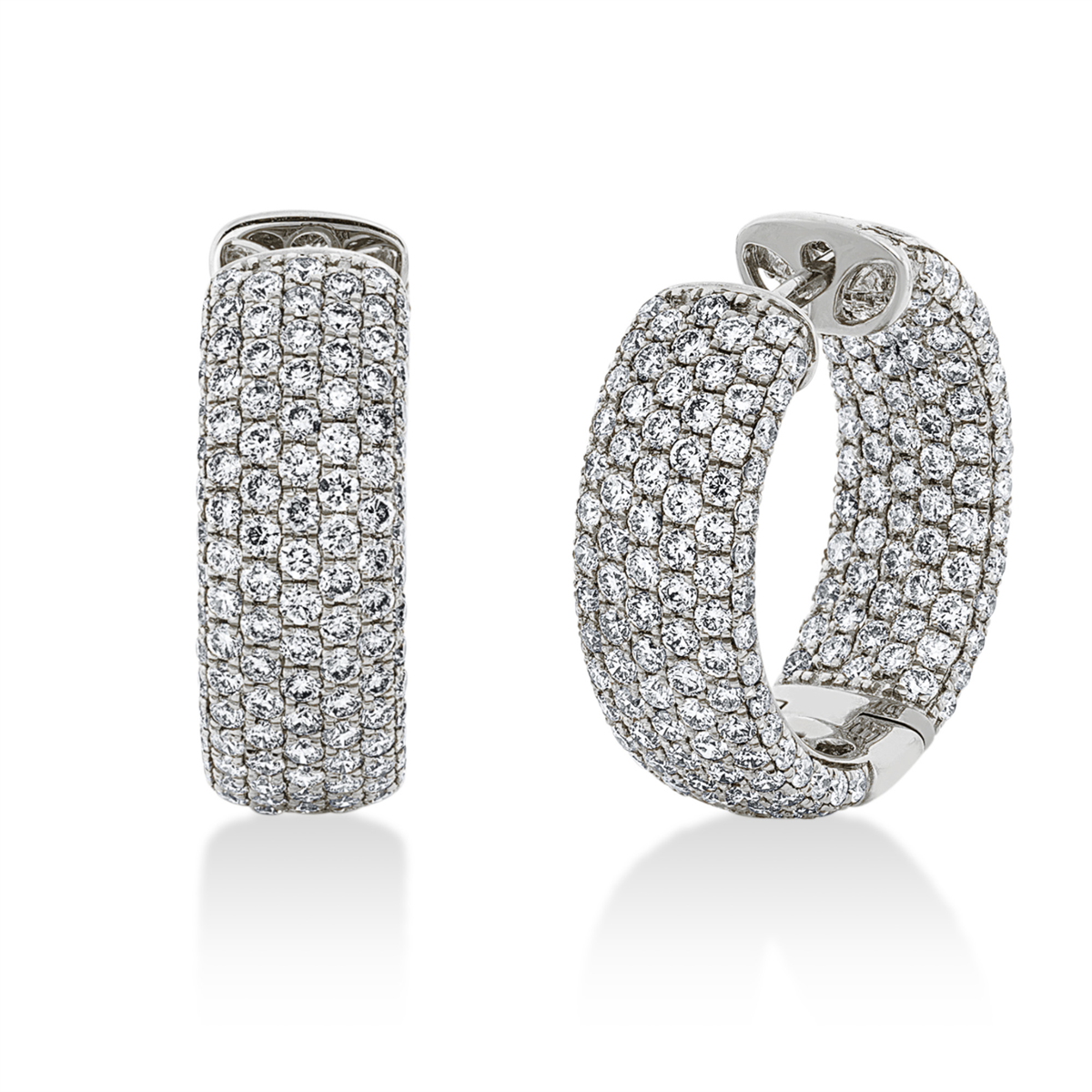 pavé hoops & huggies - 2U562