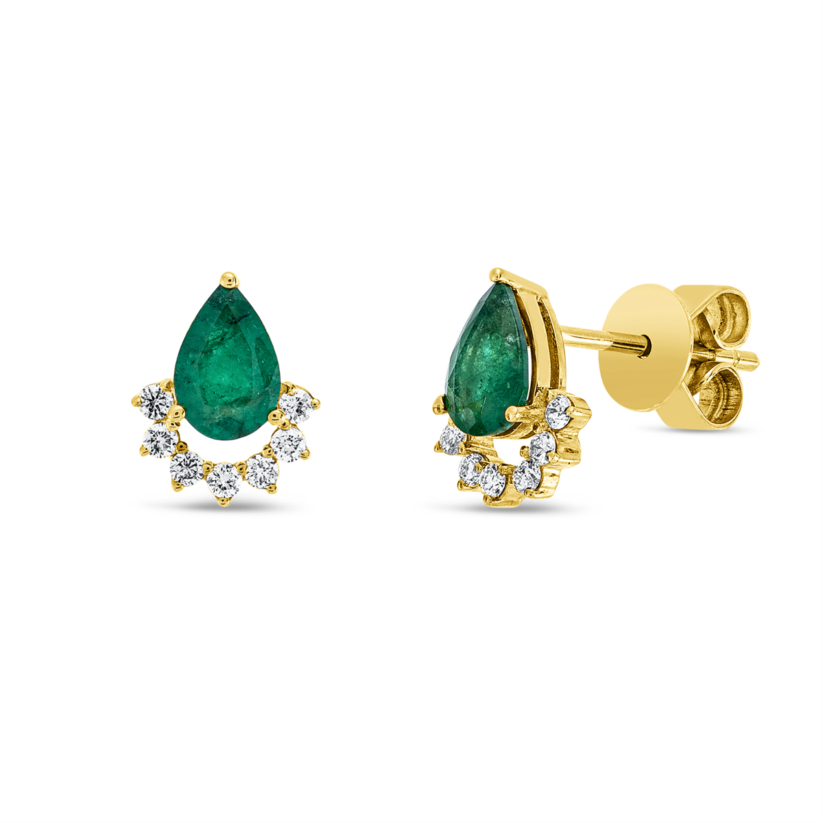 colored stone classic studs - 2U788