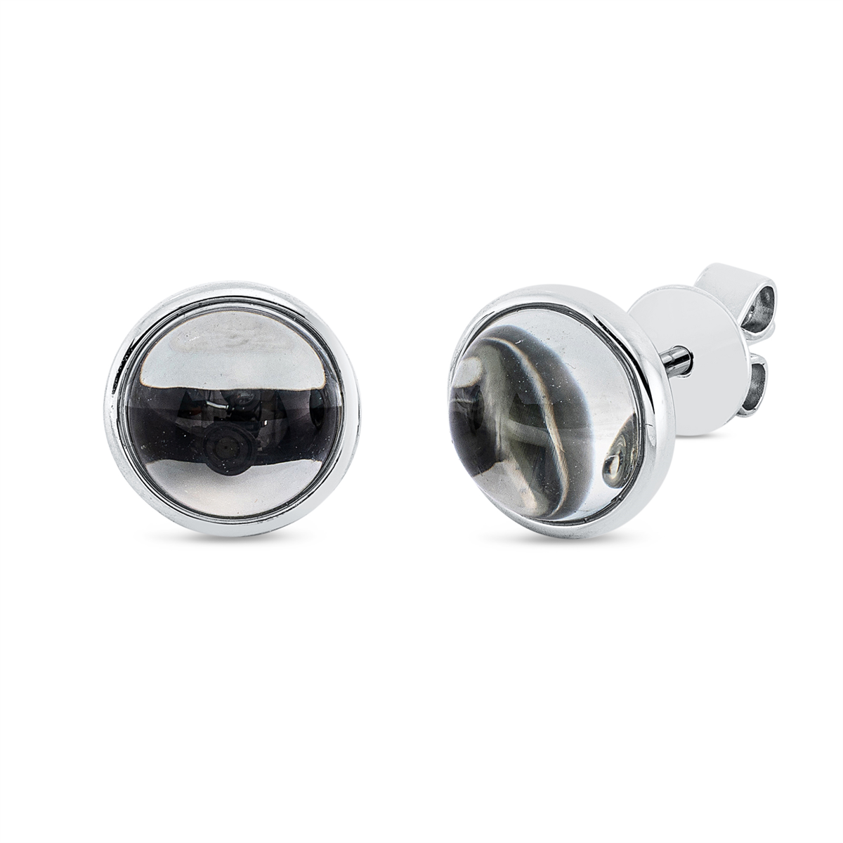 gekleurde stenen mode studs - 2U833